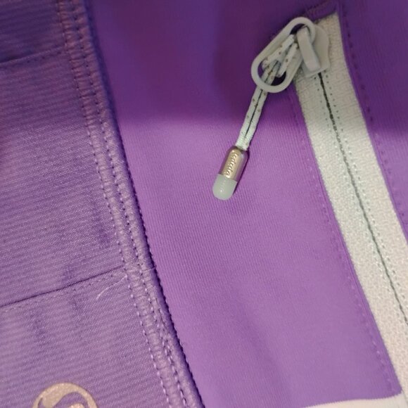 Lululemon Women's Power Purple White Built-in Shorts Pace Setter Run Skirt - Picture 9 of 10